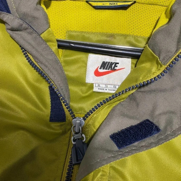 Vintage Nike 90s Anorak Windbreaker Rain Jacket Coat Size XL 1/2 Zip Pullover - Picture 7 of 16